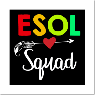 Esol Squad Teacher Back To School Posters and Art